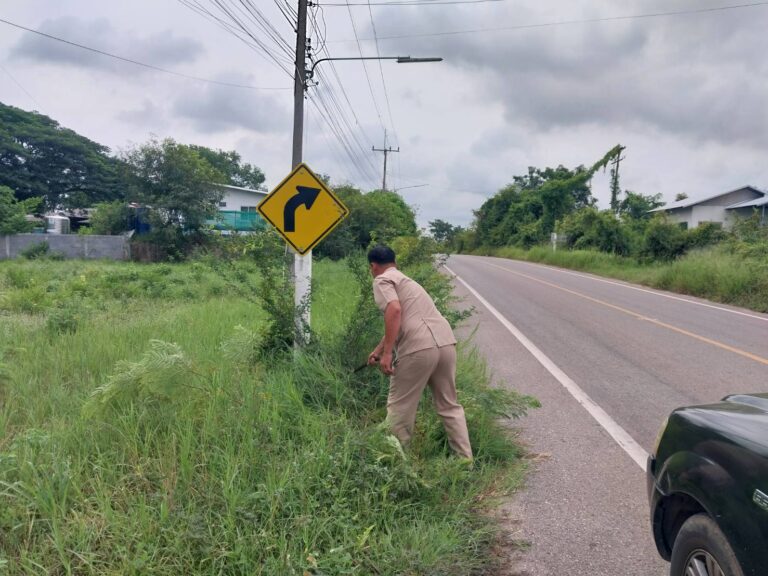 ปลัดเทศบาลตำบลไผ่  พนักงานขับรถยนต์  ปรับภูมิทัศน์ในเขตพื้นที่ให้สะอาดตา  น่าอยู่  น่ามอง  เมื่อวันที่  29  มิถุนายน  2569 ณ  เขตพื้นที่บ้านหนองไผ่  ดอนสวรรค์