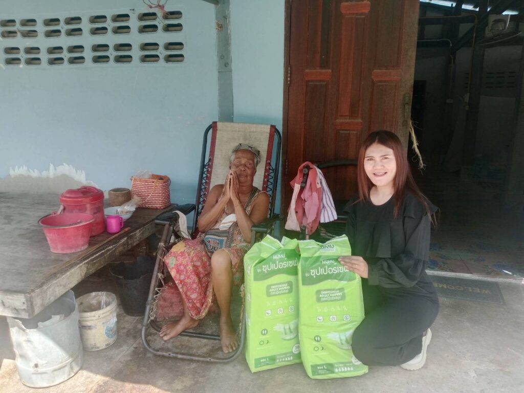 งาน  LTC  เทศบาลตำบลไผ่เยี่ยมบริการดูแลและมอบผ้าอ้อมผู้ใหญ่ให้กับผู้ที่มีภาวะพึ่งพิงเทศบาลตำบลไผ่  เมื่อวันที่  8  กันยายน  2569 ณ  เขตพื้นที่บ้านคำเม็ก