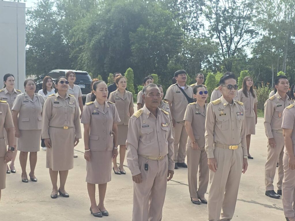เทศบาลตำบลไผ่  จัดกิจกรรมเคารพธงชาติ เทศบาลตำบลไผ่  ประจำเดือนตุลาคม  2569  เมื่อวันที่  5  ตุลาคม  2569  ณ  ลานหน้าสำนักงานเทศบาลตำบลไผ่
